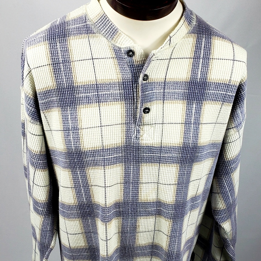 Vintage IOU Blue Striped Long Sleeve Sweater